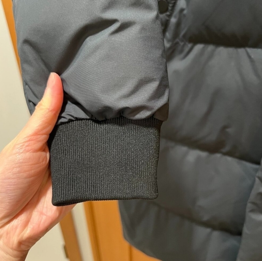 Everlane Womens Navy Blue Puffer Down Hooded Long Coat Size XS - Picture 5 of 7